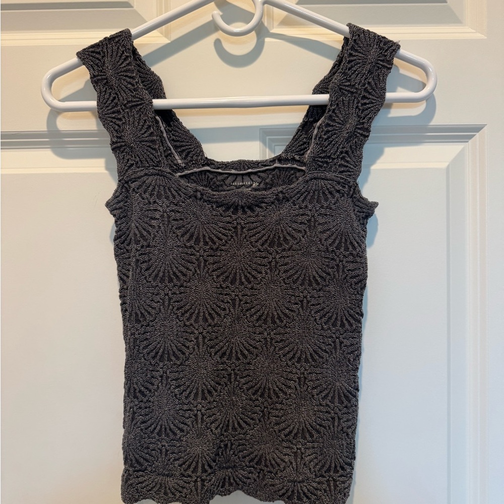 Intimately Free People Charcoal Tank Top
